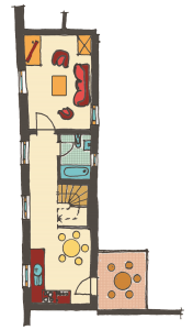 Grundriss Wohnetage